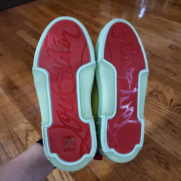 Christian Louboutin Pastel and Red Sneakers - Picture 5 of 10
